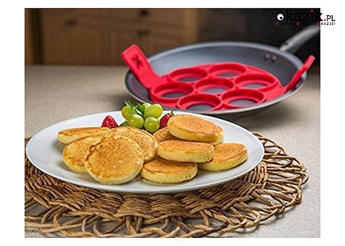 Nowość! Forma silikonowa do pancake’ów, naleśników, jajek itp! Żaroodporna! Najwyższa jakość!