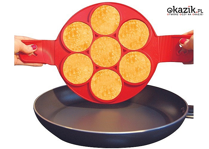 Nowość! Forma silikonowa do pancake’ów, naleśników, jajek itp! Żaroodporna! Najwyższa jakość!