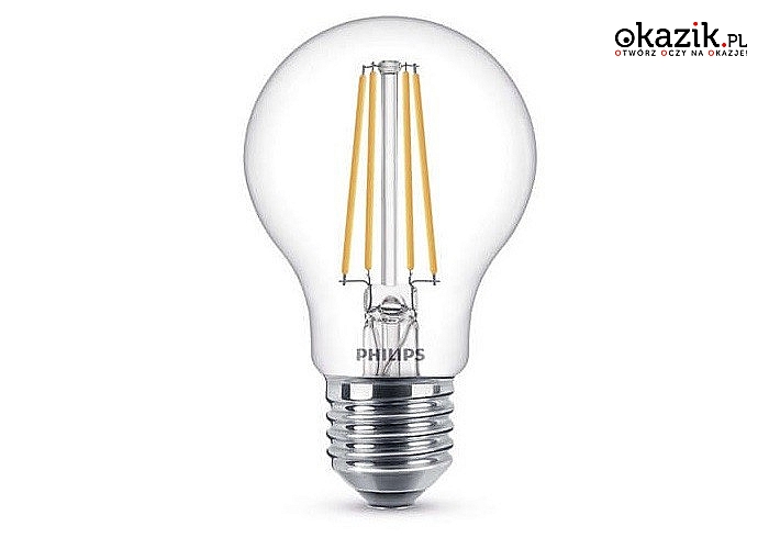 Żarówka dekoracyjna Philips Filament LED wyjątkowy design w stylu vintage