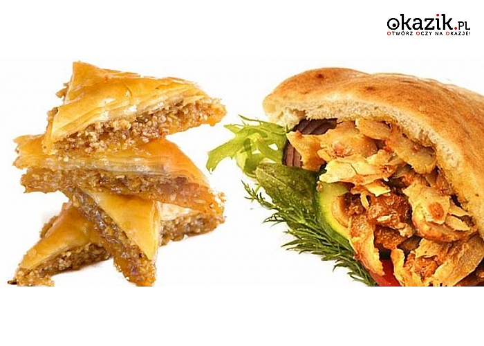Już od 10 zł za KEBAB XXL (z KURCZAKA lub BARANINY) + COLA + CIASTKO BAKLAVA w Istambuł Kebab / Pit Stop
