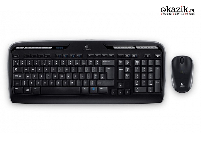 Logitech: MK330 Bezprzewodowy zestaw klawiatura i mysz 920-003999