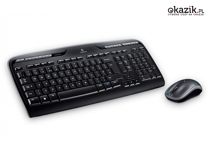 Logitech: MK330 Bezprzewodowy zestaw klawiatura i mysz 920-003999