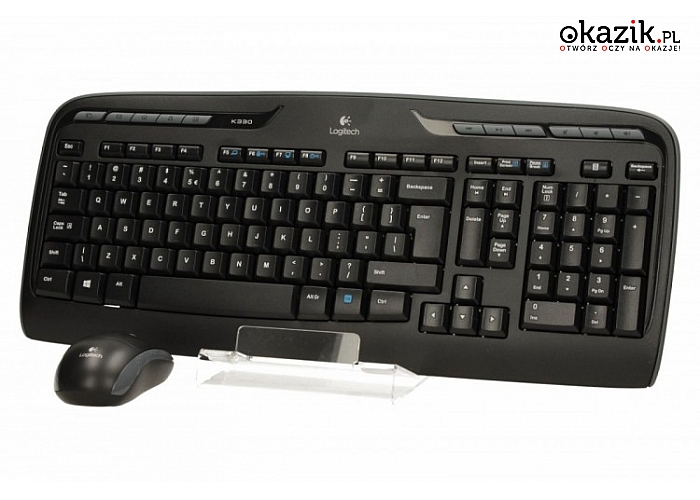 Logitech: MK330 Bezprzewodowy zestaw klawiatura i mysz 920-003999