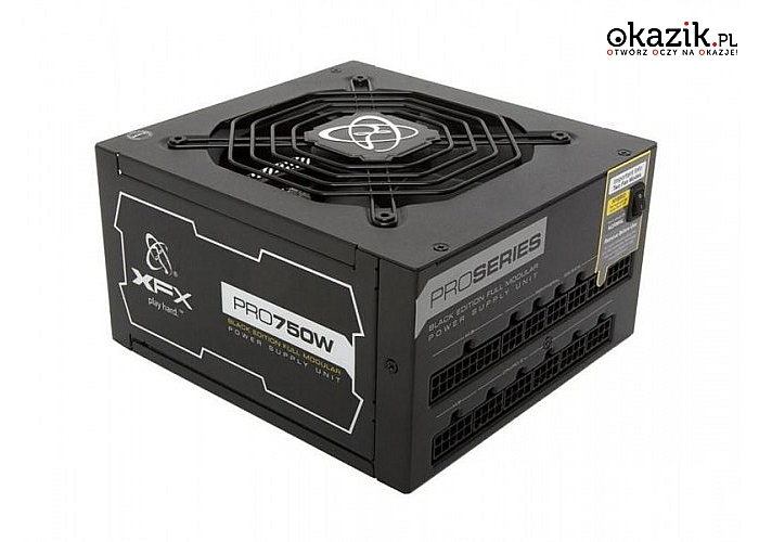 XFX: Black Edition XTR 750W Full Modular (80+ Gold, 4xPEG, 135mm, Single Rail)