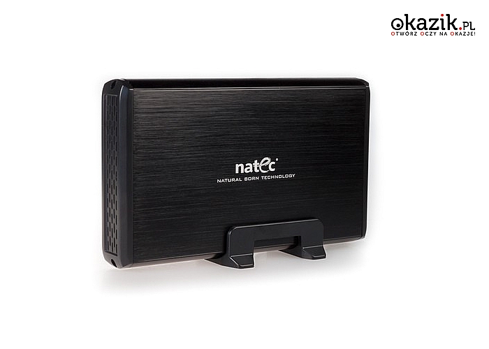 NATEC: Obudowa HDD 3.5'' RHINO USB 3.0 (Sata) Aluminium