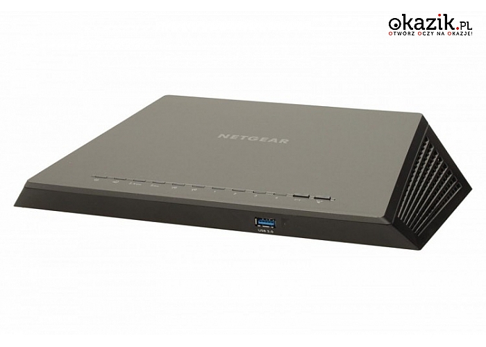 Netgear: R7000-100PES Router WiFi AC(600+1300) 1xWAN 4LAN Dual-Band