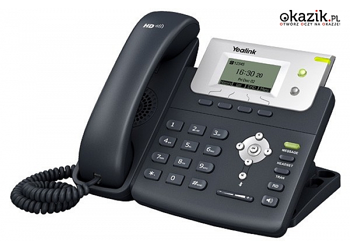 Yealink: SIP-T21 2xSIP 2xFE