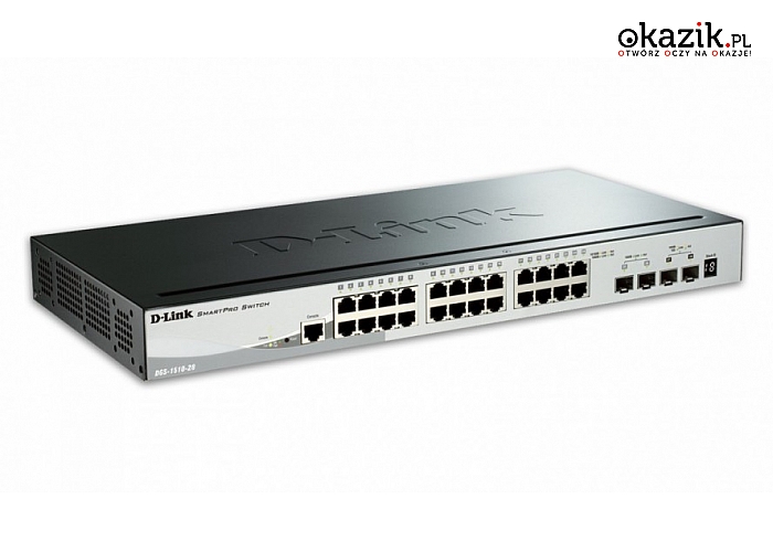 D-Link: DGS-1510-28X Switch 24xGb+4xSFP