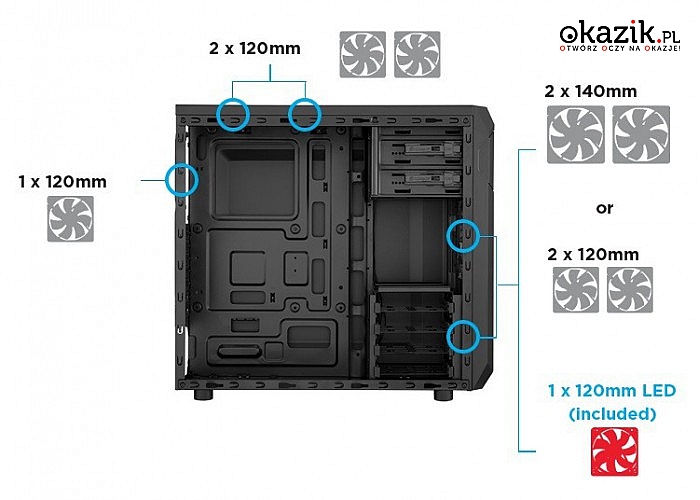Corsair: Carbide SPEC-01 MID-Tower BLACK/GAMING