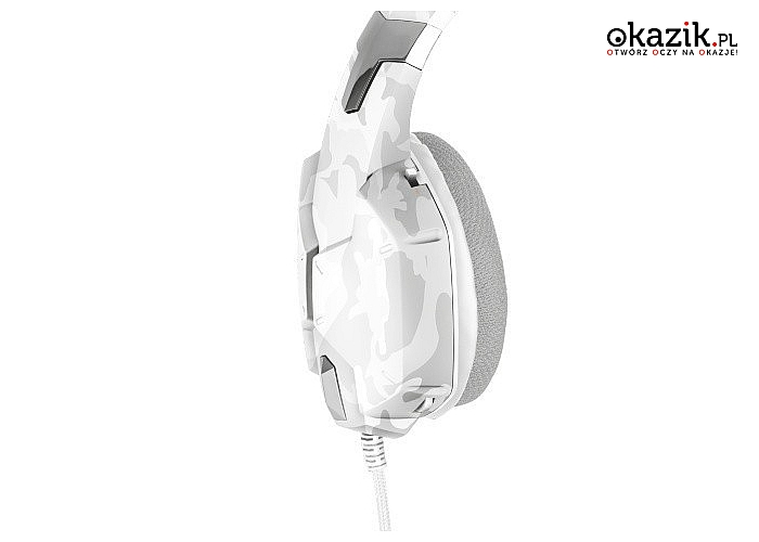 Trust: GXT 322W Gaming Headset - white camouflage