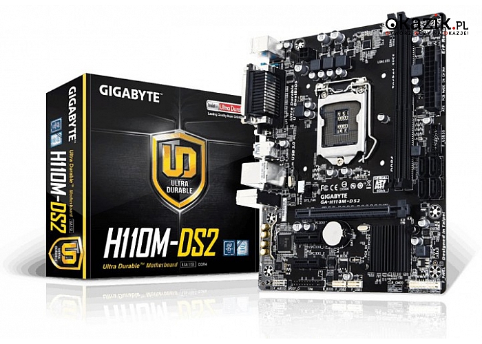 Gigabyte: GA-H110M-DS2 s1151 H110 2DDR4 USB3.0 uATX