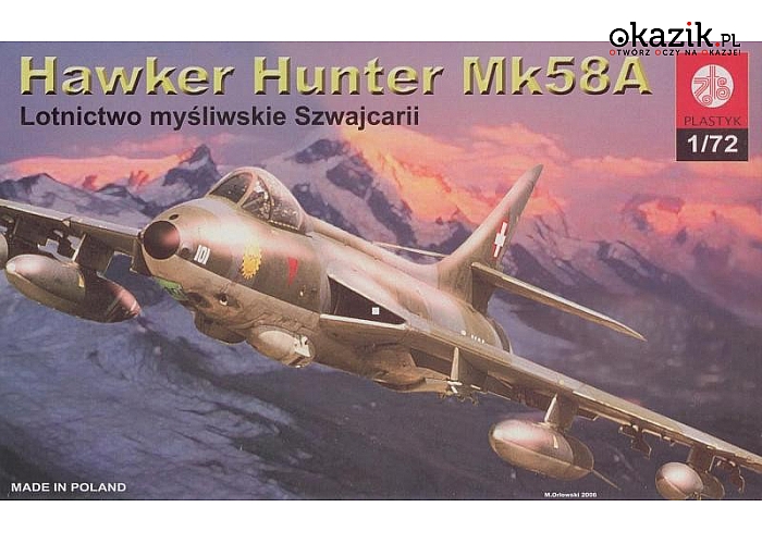 Plastyk: PLASTYK Hawker Hunter Mk58A