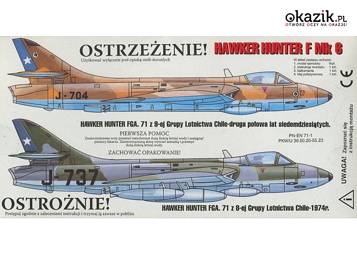 Plastyk: Hawker Hunter F Mk 6