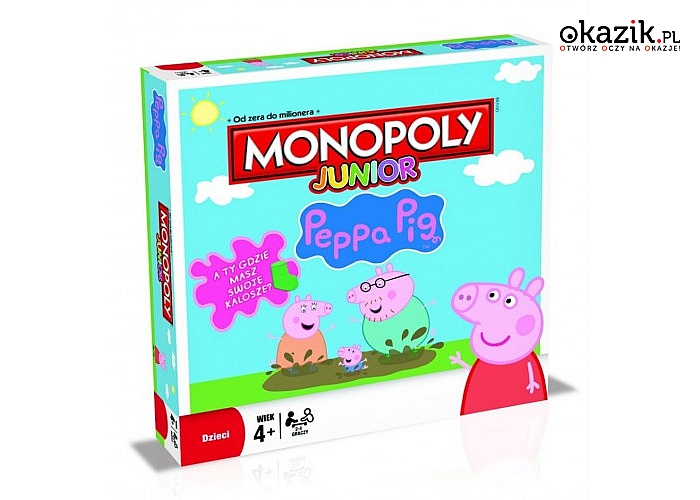 Winning Moves: Monopoly Junior Świnka Peppa