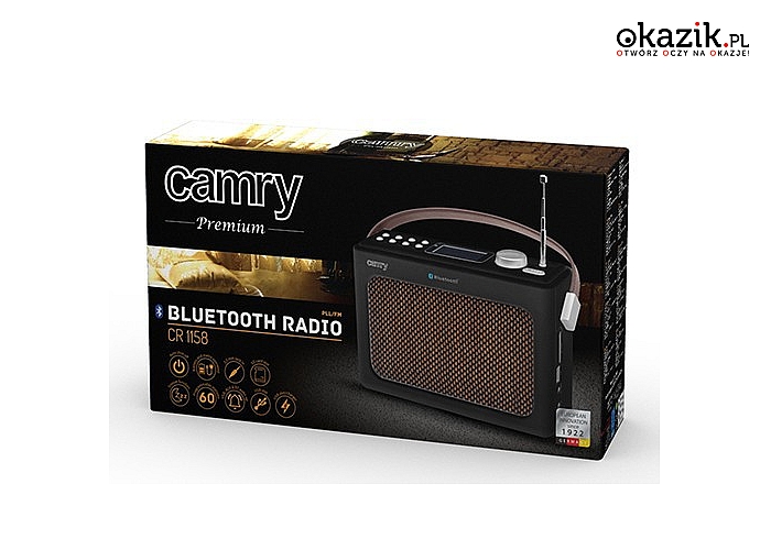 Camry Radio z USB i Bluetooth CR1158