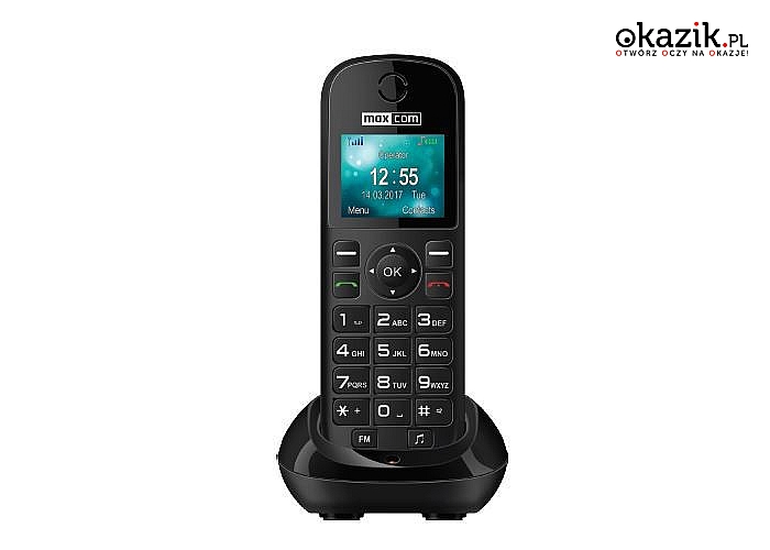 Maxcom: MM35D GSM PROSTY BIUROWY ERGONOMICZNY