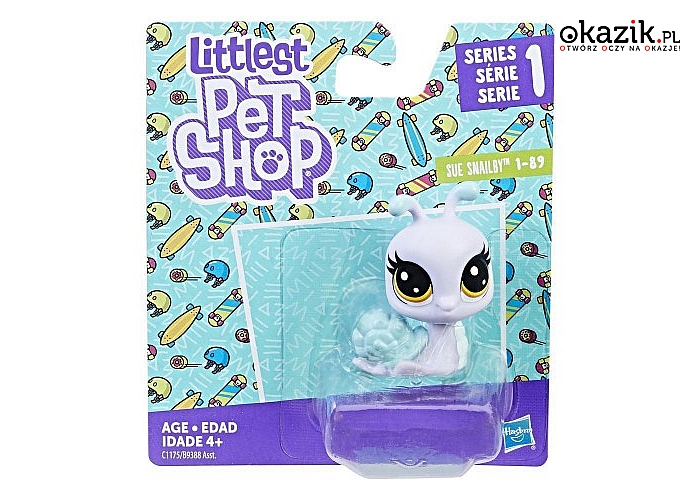 Hasbro: Littlest Pet Shop, Figurki podstawowe, Snail