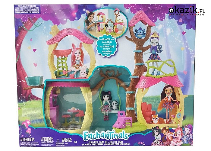 Mattel: ENCHANTIMALS Zestaw Leśny Domek
