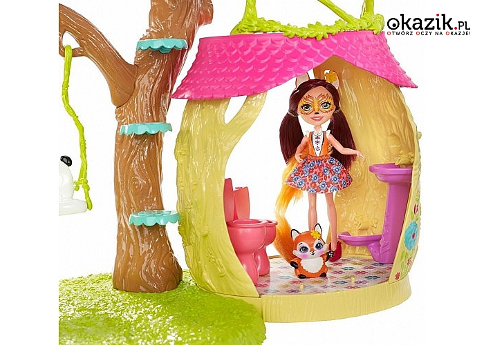Mattel: ENCHANTIMALS Zestaw Leśny Domek