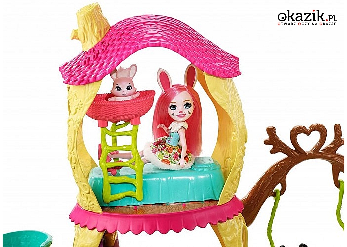 Mattel: ENCHANTIMALS Zestaw Leśny Domek