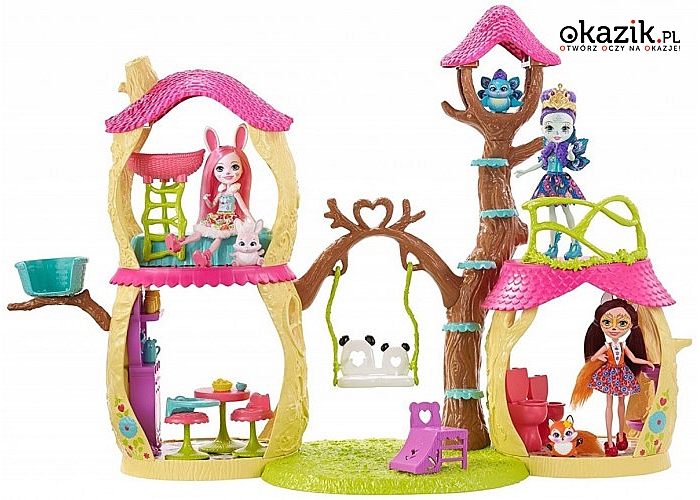 Mattel: ENCHANTIMALS Zestaw Leśny Domek