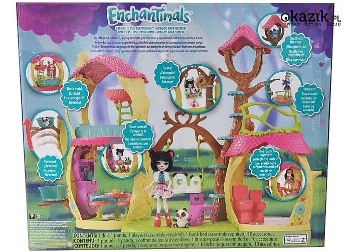 Mattel: ENCHANTIMALS Zestaw Leśny Domek