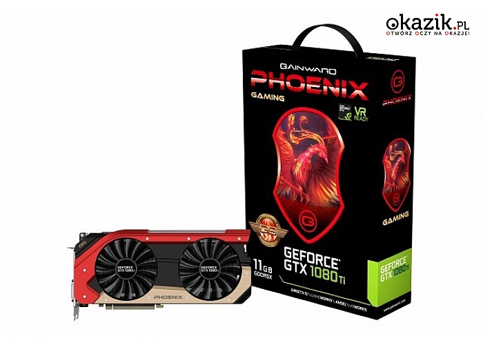 Gainward: GeForce GTX 1080 Ti Phoenix GS 11GB 352BIT DVI-D/HDMI/3DP