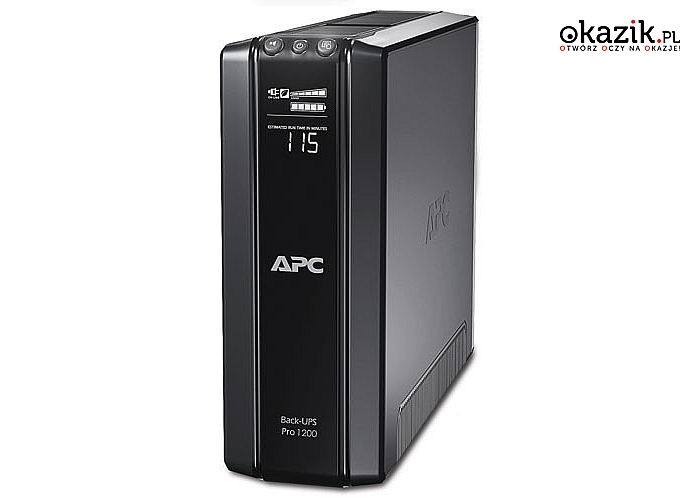 APC: BR1200G-FR BACK RS 1200 VA 230V LCD GREEN 720W