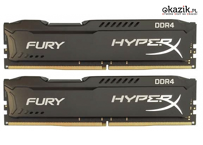 DDR4 HyperX Fury Black 8GB/2666(2*4GB) CL15