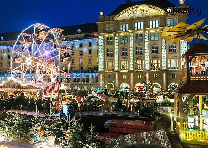 Grudniowy wyjazd na Bożonarodzeniowy Jarmark! Rozkoszuj się świąteczną atmosferą w Dreźnie!