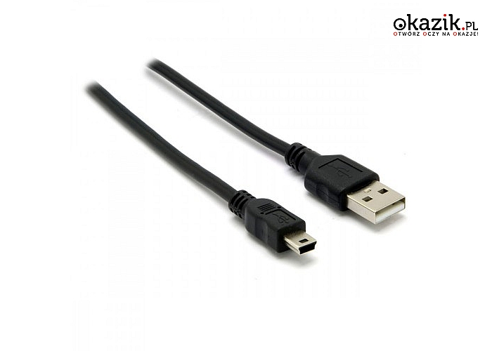 G&BL: Kabel USB 2.0 A męski/Mini USB męski 0.6m blister