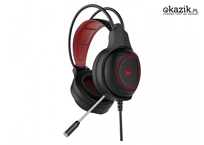 HAVIT GAMENOTE H2239d Słuchawki + mikrofon gaming audio...