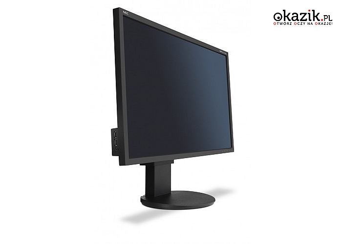 NEC: Monitor 24 MS EA244WMi bk IPS, W-LED, DVI, czarny