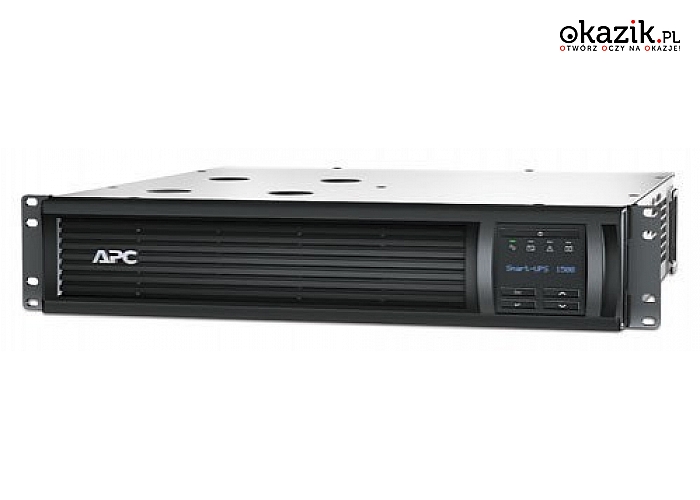 APC: SMT1500RMI2UNC SMART-UPS 1500VA/1000W Rack 2U z kartą sieciową   AP9631