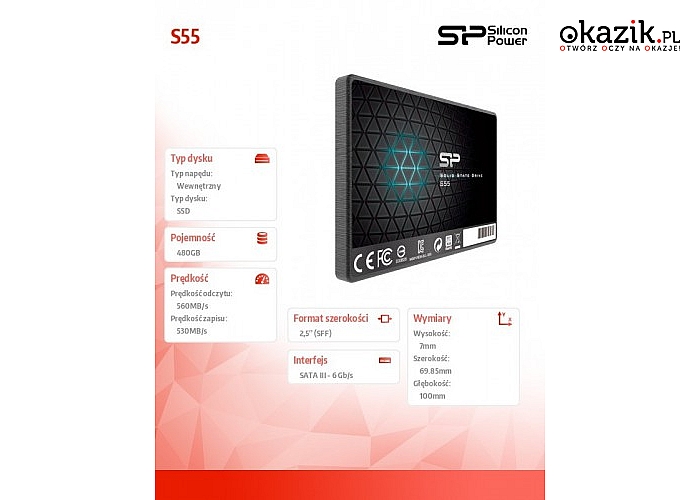 Проверка диска ssd silicon power slim s55