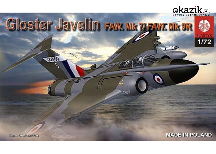 Plastyk: Gloster Javelin FAW.Mk. 7/Mk.9