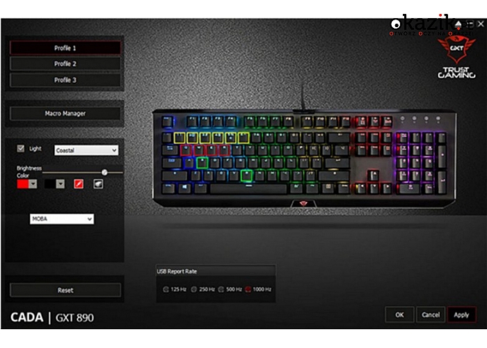 Trust: GXT 890 Cada RGB Mechanical Keyboard