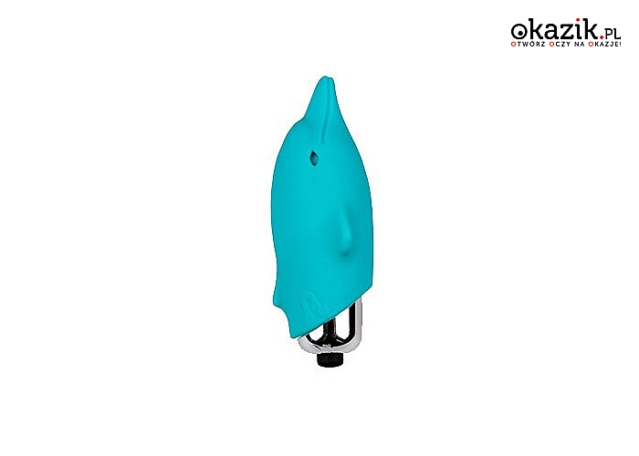 Wibrator - Lastic pocket vibe Dolphin dla kobiet