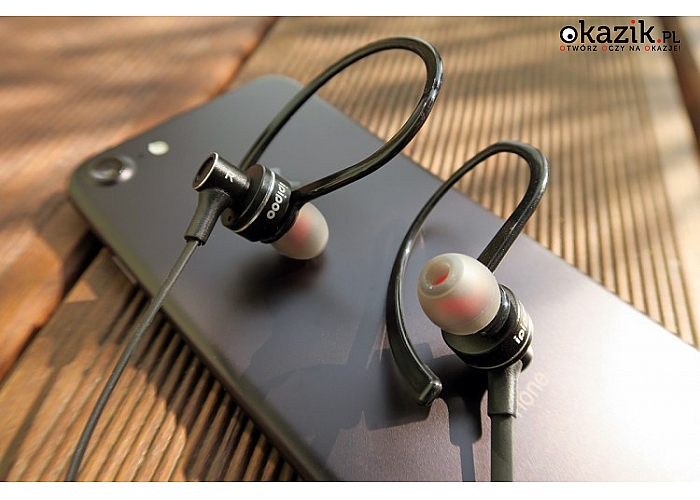 ipipoo: iP-A30BL Czarne by AWEI douszne słuchawki bezprzewodowe Bluetooth 4.0