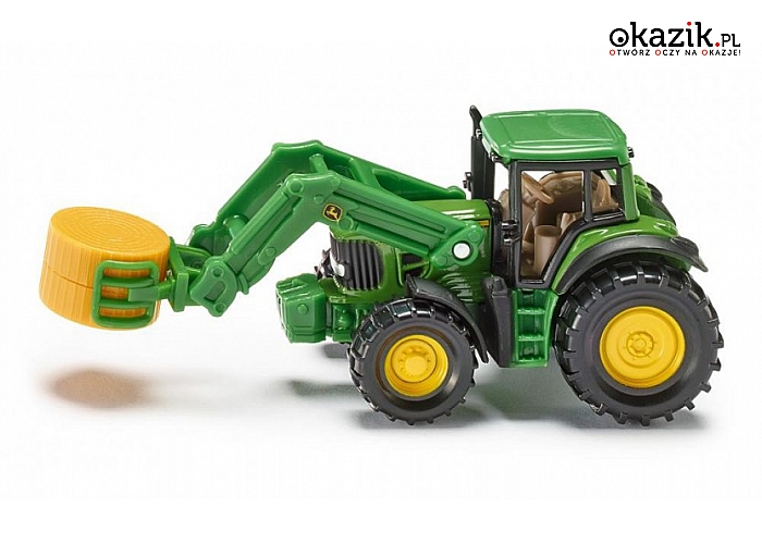 Siku: Traktor z chwytakiem do bel