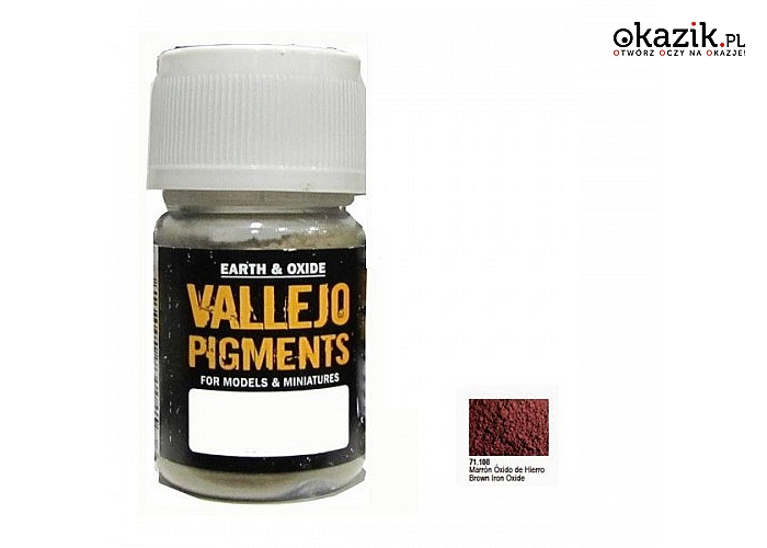 Vallejo: Pigment Brown Iron Oxide