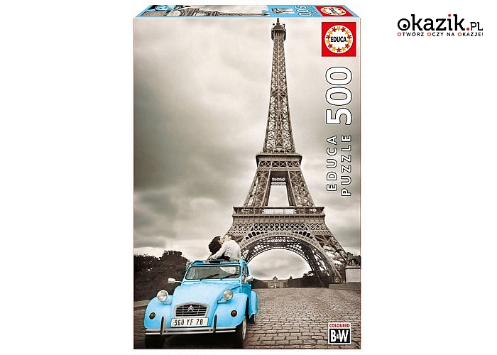 Educa: Puzzle 500 elementów, Paryż Wieża Eiffla