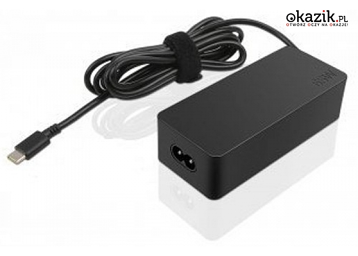 Lenovo: ThinkPad 65W Standard AC Adapter (USB Type-C)- EU/INA/VIE/ROK - 4X20M26272