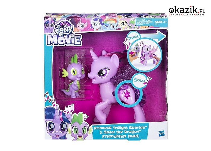 Hasbro: My Little Pony Twilight Śpiewająca ze Spikiem