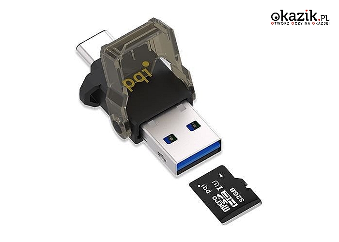 PQI: Czytnik kart microSD USB Typ-C; Connect 312