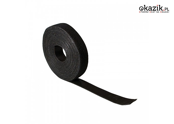 LogiLink: Organizator kabli, rolka długość 10m, czarny