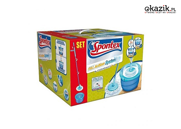 Nowoczesne zestawy do mycia podłóg firmy SPONTEX – sprzątaj szybko i efektywnie!