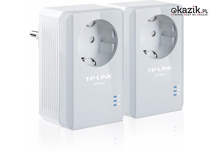 TP-LINK: PA4010PKIT Powe Line 500Mbps 1x10/100 Compact Size