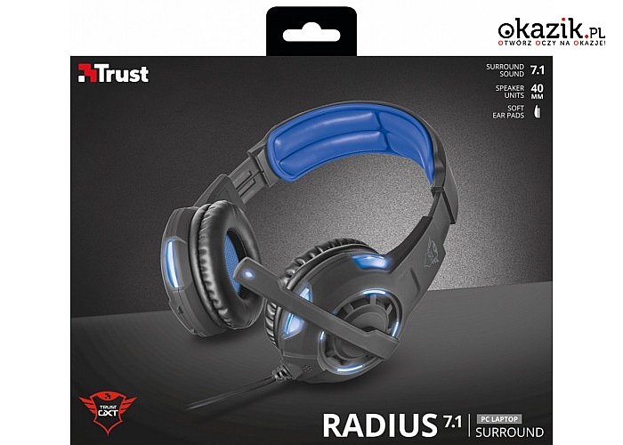 Trust: GXT 350 Radius 7.1 Surround Headset