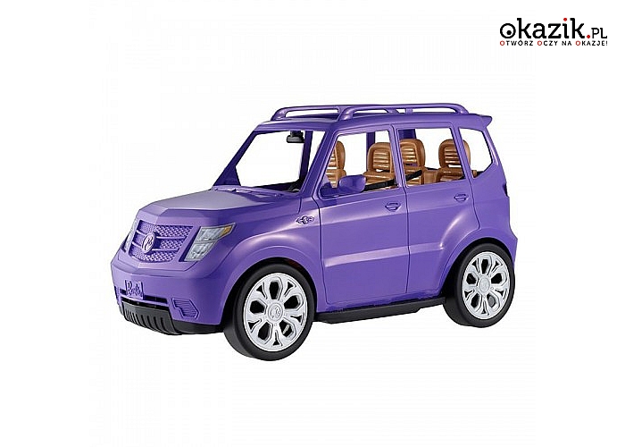 Mattel: Fioletowy SUV Barbie